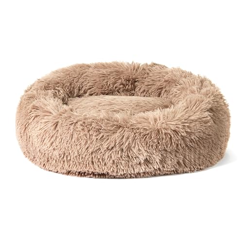 JDR Luxury Pet Beds for Dogs and Cats| Donut Cuddler| Cozy Soft Material| Easy Machine Washable| All Breeds and Sizes| Small| Medium| Large| X-Large (Small)