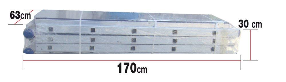 Echafaudage Domestique Pliable : Hauteur de Travail maximale de 3.78m - FACPN
