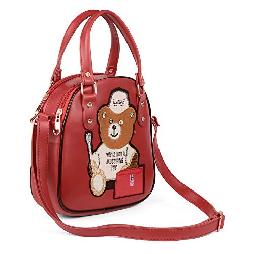 Image of SHAMRIZ Women's Fashionable Sling Bag - Lightweight, Durable, and Stylish Shoulder Bag for Everyday Use - Perfect for Travel, Shopping, and Casual Outings, Fits All Essentials.(Red)