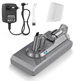 KEATFE Klickstil SV15 3900mAh V11 Batteria per Dyson con caricabatterie, batteria di ricambio per V11 Torque Drive Outsize Absolute Extra V15 Detect Absolute Extra SV15 SV16 SV22