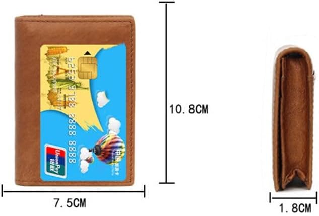 Card Pouch Men's Credit Card Card Case Multi Card Holder Business Card Holder Card Cases(Coffee)