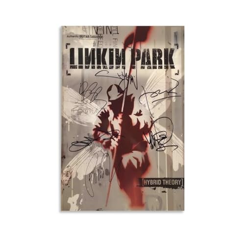 Toile Linkin Hybrid Theory une impression premium pour décoration murale moderne