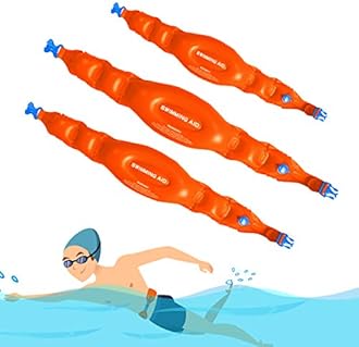 Adult Pool Float Boat Adult Swim Belts Kids Swim Aid Buoyancy Belts Make Your Swimming Easier and Easier Perfect For Pool Swimming or Training (1 Set = 3 Pieces)