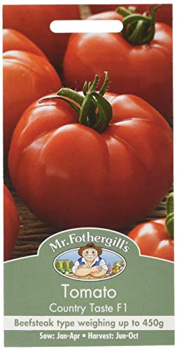 Mr Fothergill's 21141 Vegetable Seeds, Tomato Country Taste F1, Red