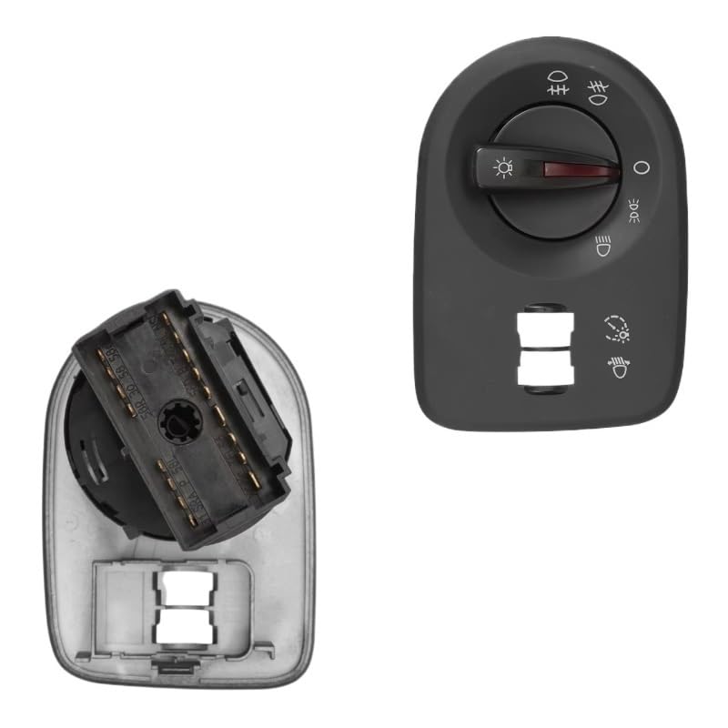 Mando de luces Seat Ibiza IV con control de faros delanteros y luz antiniebla 6J1941531A