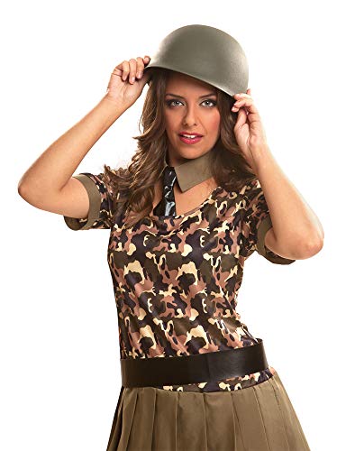 My Other Me - Casco de militar, talla única (Viving Costumes MOM01400)