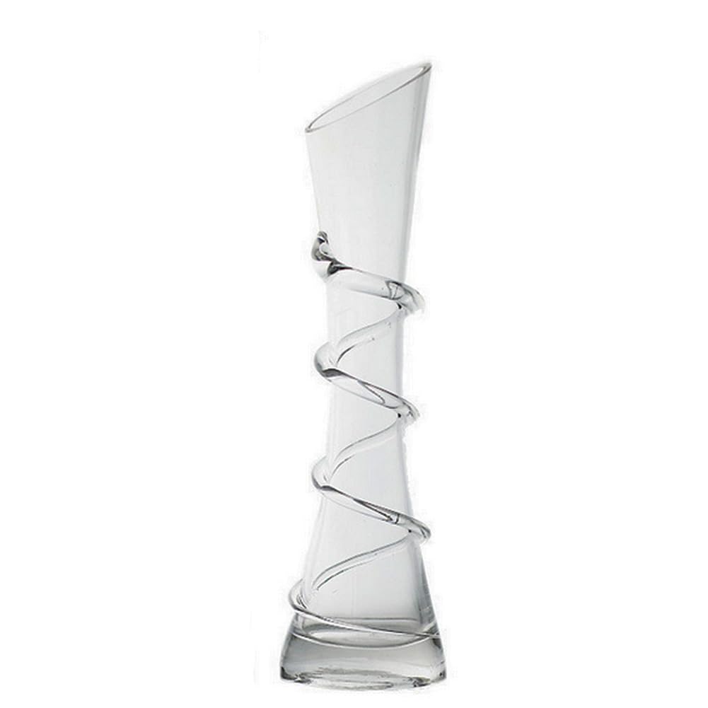 Vase en verre soufflé fait main pour une touche d'élégance poétique