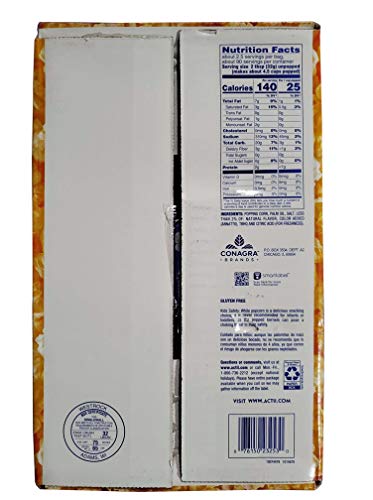 ACT 2 Butter Lovers Microwave Popcorn 5.15LB 100% Whole Grain 36 Bags - Thumbnail 2