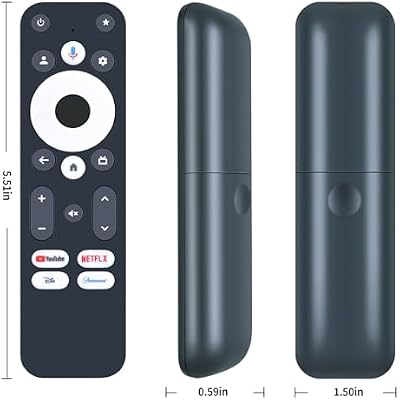 Replacement Remote Control Compatible with Onn Google Streaming Box Google TV 4K Pro Streaming Device