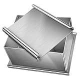 DOITOOL 1 Set Tofu Mold Tofu Press Mould Tofu Pressing Tool Vegan Tofu Presser Curd Presser Tofu Pressing Molds Tofu Making Tool Tofu Cheese Maker Cheese Machine Cloth Stainless Steel