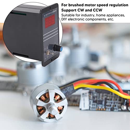 Controlador de velocidad motor CC 12V 36V con interruptor digital 60A 4