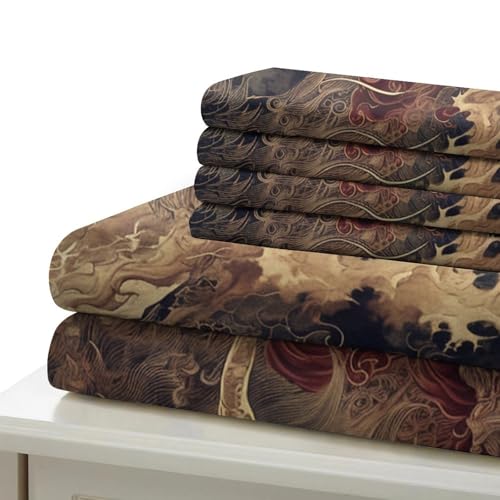 Housse de couette dragon 3D en microfibre douce infroissable
