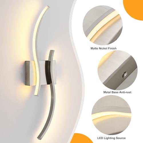 Image of KARTOOSH Hardwired LED Vanity Lights for Bathroom | 1 Pack 23.6 Inch, 3CCT Dimmable, Waterproof, Rustproof, Bathroom Light Fixtures Over Mirror