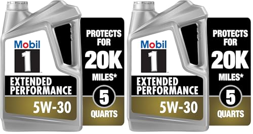 Image of Mobil 1 Full Synthetic Motor Oil 5W-30 | Extended Performance | 5 Quart | Pack of 2