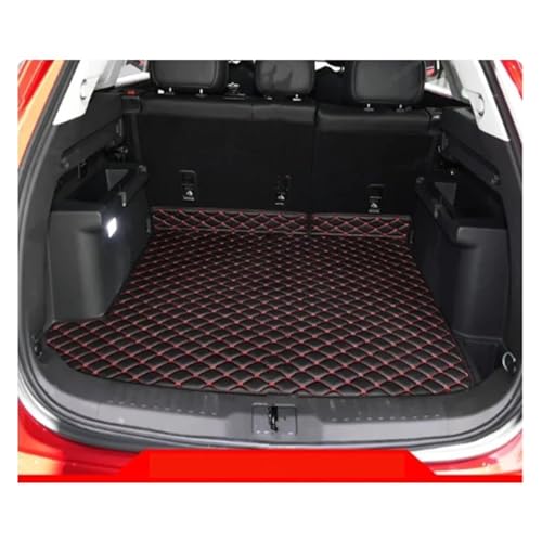 Trunk Mat For Chery For JAECOO J7 2023 2024 2025 Waterproof Anti Scratch Non-slip Protect Cover Accessory Custom Car Styling Trunk Main Mat Car Trunk Mats(Black red)