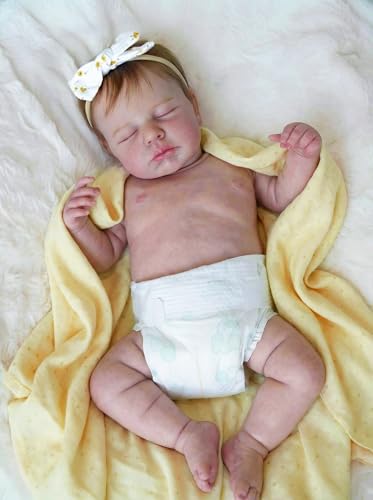 Zero Pam Bebe Reborn Silicona Cuerpo Completo-50 CM Muñecas Bebé Reborn Niña Realista Bebe Que Parece Real Bebé De Silicoña Cuerpo Completo