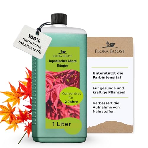Konfitee Japanischer Ahorn Dünger Flora Boost 1000ml I Für bis...