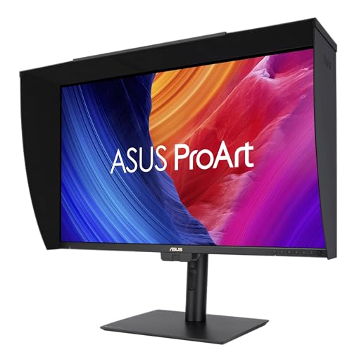 Image of ASUS ProArt Display PA27UCGE Professional Monitor - 27-inch, 4K (3840 x 2160), IPS, 600 nits, 98% DCI-P3, Delta E<1 Color Accuracy, 160Hz, Built-in Motorized Colorimeter, Self /Auto Calibration