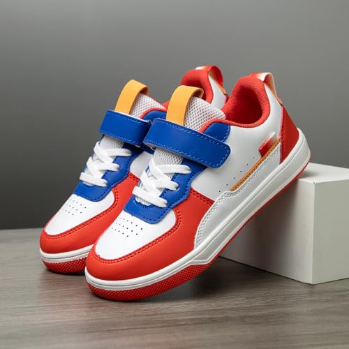 Kids Sneakers for Girls, Boys and Toddlers, Lightweight Running Shoes with Breathable Mesh Upper, Adjustable Hook and Loop, Comfortable, Anti-Collision, Non-Slip2