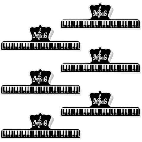 Book Clips (Music bookclips, 6Pack) Cover