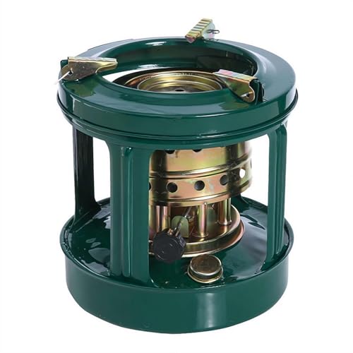 Calentador de queroseno de 8 mechas, estufa portátil de camping con llama ajustable, quemador multicombustible para senderismo, mochileros, supervivencia, estufa ligera para exteriores para picnic y
