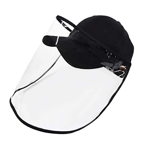 F Fityle Lotes 3 Chapéu De Proteção Com Tampa Do Rosto à Prova De Poeira Tampa Ajustável à Prova De