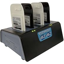 Transformer 4-Bay Battery Charger for Ascom d63 and i63 Batteries. Also fit d62/i62 Models! Power Supply Included