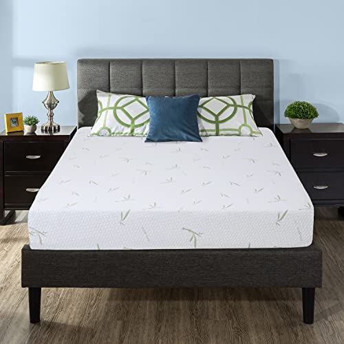 BestMassage | 6 Inch Queen Mattress | Gel Memory Foam | Medium Firm Feel | White | Bed in a Box CertiPUR-US Certified | Pressure Relief Cooling Ventilated Foam | Breathable Knit Cover