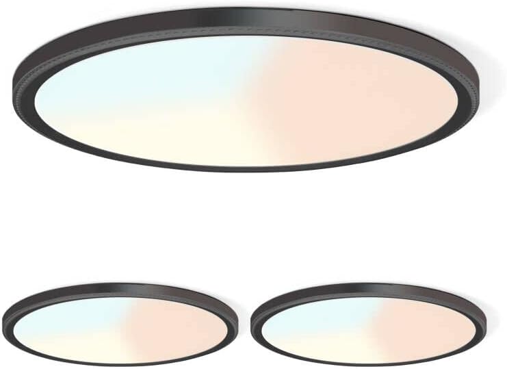 Led Ceiling Light, 42W 4500LM Ultra-Thin Surface Mount Light Fixtures, 15.8 Inch 3000K/4500K/6000K 3CCT Selectable Flush Mount Ceiling Light for Living Room, Bedroom, Kitchen