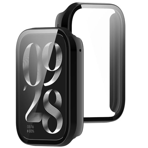 BUITFOU For VI~ Band 9 Pro Jo[ xiaomi smart band 9 pro P[X ^ PC+KXf ̌^ xiaomi(VI~)band 9 pro P[XΉ Sʕی ^ ȒP ϏՌ ߗ