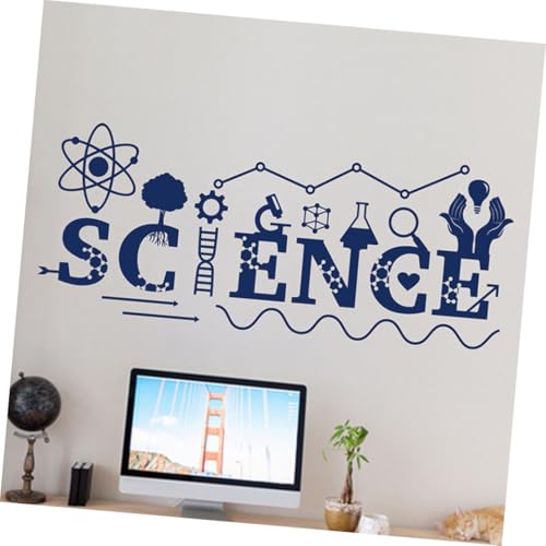 Vinilo decorativo ciencia 99x42 cm adhesivo para pared miniatura 4