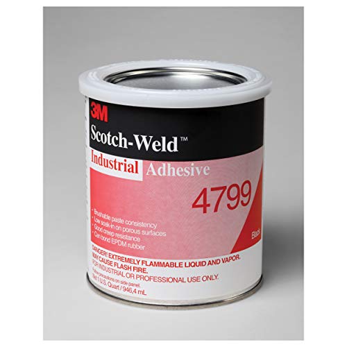 3M(TM) Scotch-Weld(TM) Industrial Adhesive 4799 Black, 1 Quart