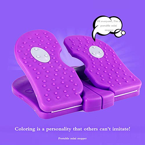 LKHF Household Mute Stepper Foot Pedal Exercise Machine Fitness Home Gym Cardio for Core, Strength, Stability, and Resistance Training