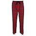 Produktbild Hanes Ultimate Men's Flannel Pant, Red Plaid, Small