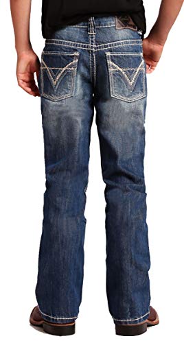 Rock & Roll Denim Cowboy Raised Double V Jeans