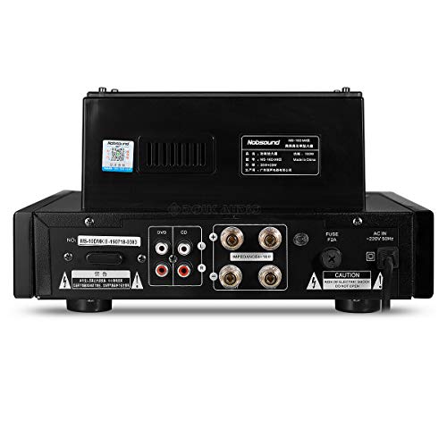 Nobsound MS-10D MKII Amplificateur à tube hybride avec Bluetooth/USB/casque pour Hifi (Noir)