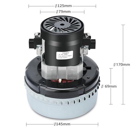 Atsmk 116336-01 116336-00 Vacuum Motor Replacement with 566 Gasket by Atsmk - Image 2