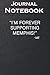 Composition Notebook, Journal Notebook: Forever Supporting Memphis BBQ 6 in x 9 in x 100 Lined Blank Pages for Notes, To Do Lists, Notepad, Journal, awesome gift for everyone