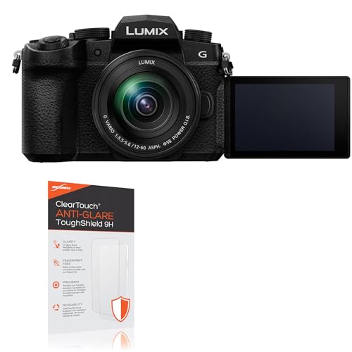 BoxWave Screen Protector Compatible with Panasonic Lumix G95 (DC-G95MK) - ClearTouch Anti-Glare ToughShield 9H (2-Pack), Anti-Glare 9H Tough Flexible Film Screen Protector