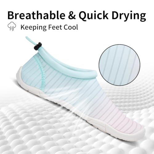 Image of Mishansha Womens Barefoot Water Shoes Wide Toe Box Swim Shoes Quick Dry Non Slip