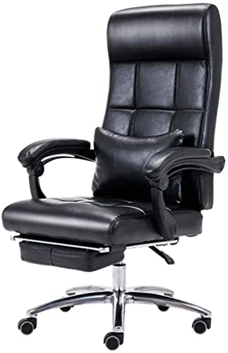 Chaise de bureau boss en cuir PU à dossier haut pour ordinateur