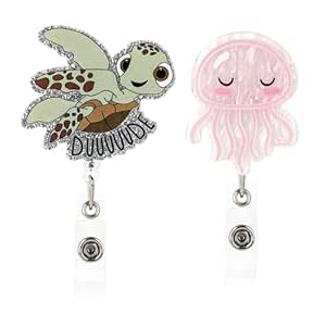 Sea Turtle Badge Reel Turtle Retractable ID Badge Holder Sea - View #4