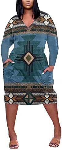 UODSVP Lace Dress, Maxi Dress for Women Maxi Dress Long White Women's Loose Casual Plus Size V Neck Printed Sleeve Knee Pocket Dress Maternity Casual Maxi Summer Boho Sleeveless Navy (3XL, Z-Navy)
