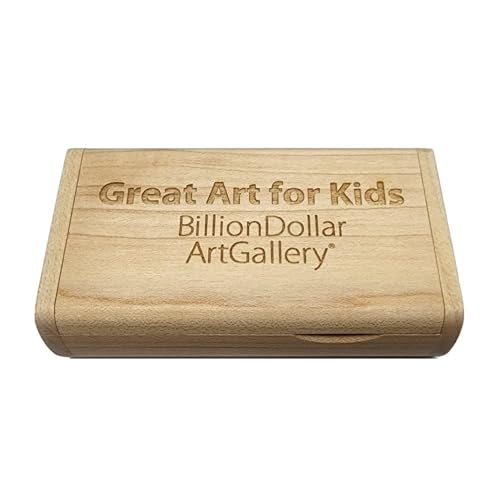 BillionDollarArtGallery® Great Art for Kids Transforms your TV Into Wall Art for Children | Over 500 of Historic & Beautiful Paintings | Art Education | Teachers Gift | Student Gifts | Art TV