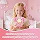 Plüsch Puppen Kleidung for 17cm Plüsch, Rosa Babypuppen Kleidung mit Rosa Bodysuit, 17cm Puppen Outfits, Puppenkleidung, die als Anhänger Verwendet Werden Kann, Geschenk für Mädchen(Ohne Puppe)