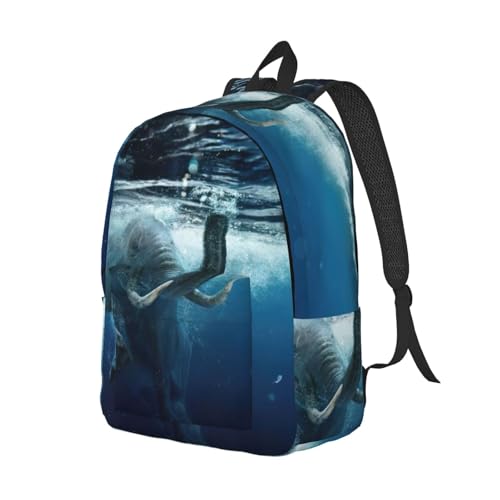 Mochila de mano de elefante africano con diseño funcional mujer 2