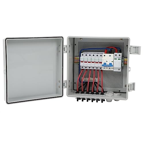 LckCryspho ソーラーPVコンバイナボックス DC1000V ? IP67防水設計 ロックキャッチ付き 雷保護 RV用