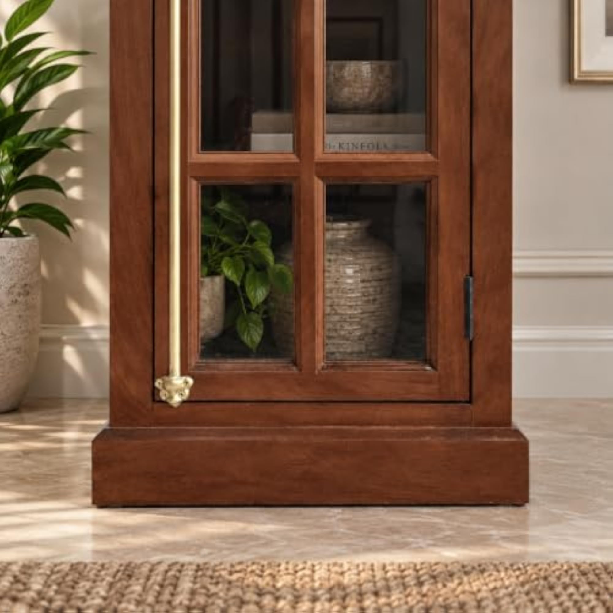 Small Oregon Solid Mango Wood Bookshelf for Living Room & Study