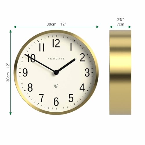 Newgate Master Edwards Clock Radial Brass
