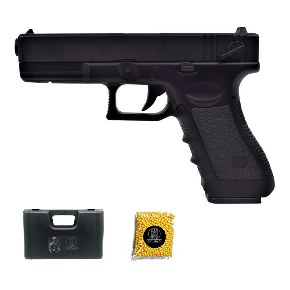 Pistolet CM.030 G8 Noir électrique (6mm) | Arme de Poing Airsoft Type Glock 18 Semi-Automatique +...